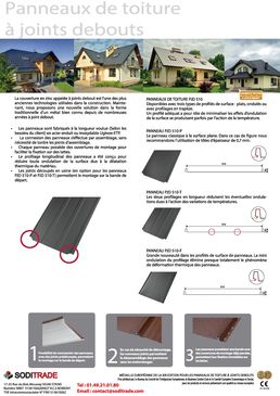 Panneaux à joints debout en acier | PJD 510