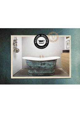 Baignoire îlot free-standing William Holland Bateau Bath