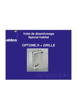 Volets de désenfumage CF 1 h | Optone H