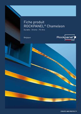 Panneau de façade en laine de roche à effet cristal | ROCKPANEL Chameleon