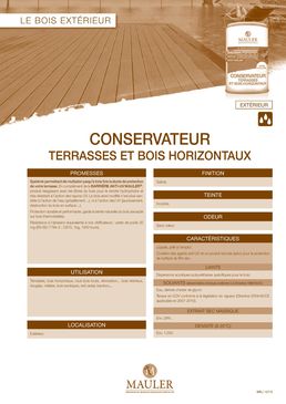 Conservateur à effet perlant pour terrasses en bois | Conservateur Terrasses