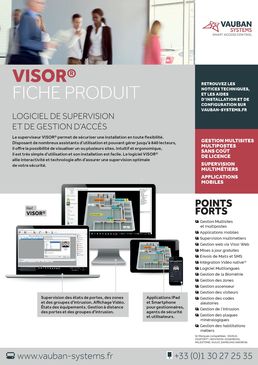 Logiciel de supervision et de gestion d'accès | VISOR