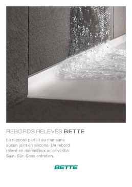 Rebords relevés Bette pour baignoires et receveurs de douche | Rebords Relevés Bette