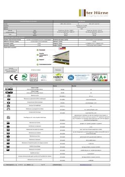 Revêtement de sol stratifié hydrofuge en bois Dureco Classic Line | A05 Chêne brun amande lame large