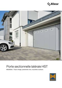 Porte latérale avec tablier en acier isolé à motifs | HST