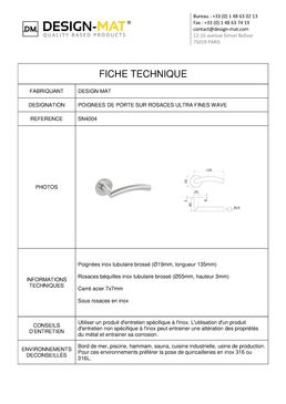 Poignée de porte intérieure | Wave