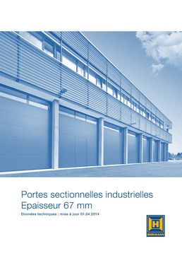 Porte industrielle sectionnelle en acier isolé | SPU 67 Thermo