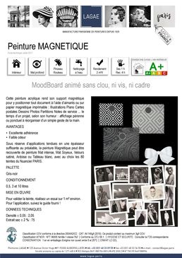 Peinture aimantée pour murs ou portes | Peinture MAGNETIQUE