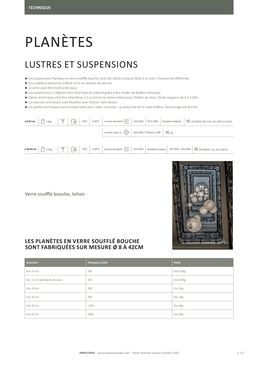 Lustre ou suspension - Planètes 