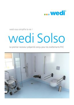 Receveur pour douche de plain-pied pour revêtement souple PVC | wedi Solso