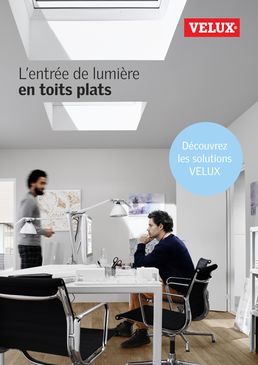 Fenêtre de toit avec étanchéité pour toitures plates ou à faible pente | Fenêtre-coupole pour toits plats