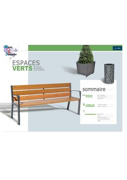 Mobilier ESPACES VERT