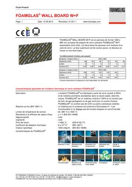 Isolation par l'extérieur sous enduit et sous parements collés | FOAMGLAS W+F