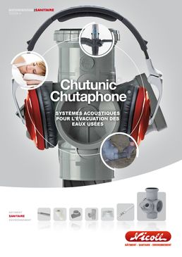 Système acoustique pour l'évacuation des eaux usées | Chutunic et Chutaphone