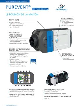 Caisson de ventilation intérieure en polypropylène expansé | VMI PUREVENT