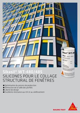 Mastic pour le collage des vitrages isolants sur menuiseries | Sikasil WT-480