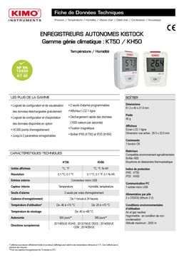 Micromanomètre spécial étanchéité réseau de gaz | KT 50