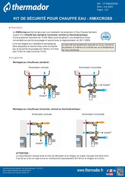 Kit de sécurité pour chauffe-eau