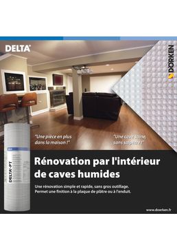 Rénovation de cave humide DELTA-PT | Delta PT Doerken