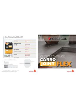 Mortier de jointoiement Cégécol pour surfaces soumises à contraintes | Carrojoint Flex