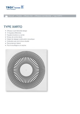 Diffuseur design haute performance | Xarto