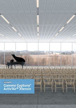 Gammes de dalles pour isolation acoustique | Gyptone Activ'Air Xtensiv