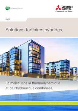 Système DRV HYBRIDE réversible à récupération d'énergie à condensation à air ou à eau | DRV HYBRIDE HVRF