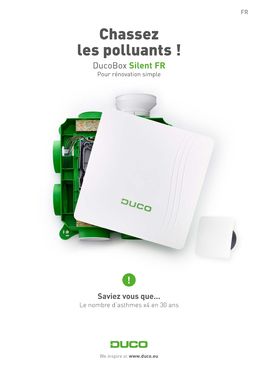  DucoBox Silent FR | VMC simple flux hygrovariable pour la rénovation simple