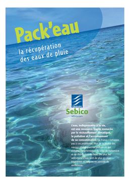 Cuves de rétention en béton ou polyéthylène Pour rejet régulé des eaux pluviales | Gamme Pack'eau