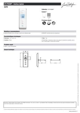 Système électronique de gestion de l’eau de douche | DTV Prompt