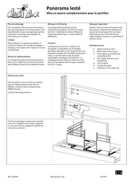 Garde-corps en aluminium pour toiture terrasse accessible et balcon | Panorama