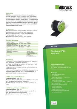 Membrane EPDM extérieur | ME220