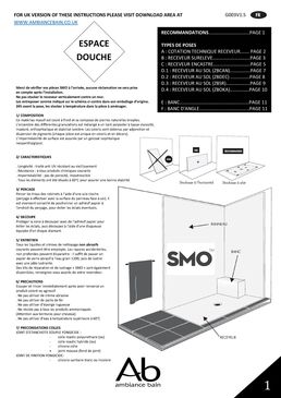 Receveur de douche Ambiance Bain | Equilibre