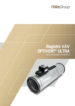 Registres à volume d'air variable | OPTIVENT® ULTRA