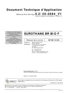 Panneau support d’étanchéité pour terrasses béton ou bois | Eurothane Br Bio