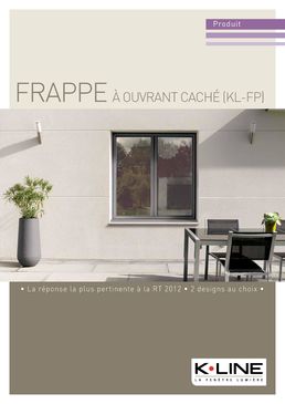 Fenêtre à frappe aluminium à ouvrant caché | KL-FP