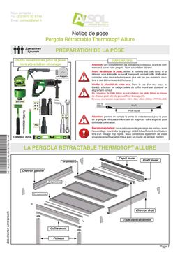 Pergola à toit rétractable polycarbonate | Allure 