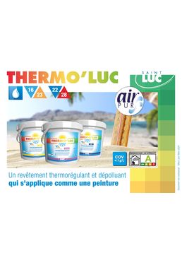 Revêtement thermorégulant et dépolluant pour murs et plafonds | Thermo'Luc Air Pur