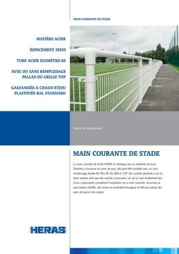 Clôture de sport | Main Courante de stade