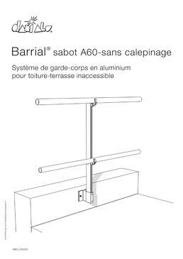 Garde-corps de sécurité pour toitures-terrasses inaccessibles | Barrial