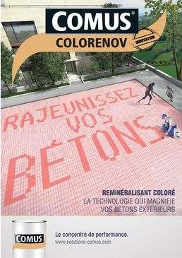 Reminéralisant coloré pour bétons extérieurs vieillissants | COLORENOV