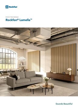 Panneau mural acoustique | Rockfon® Lamella