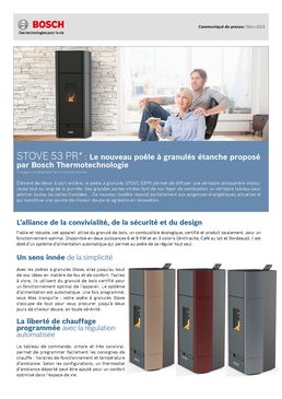 Poêle à granulés jusqu’à 9 kW de puissance | Store 53 PR