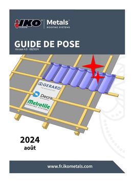 Guide de pose Tuiles IKO Metals FR version 4_0 08_2024