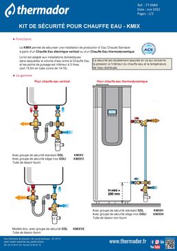 Kit de sécurité pour chauffe-eau