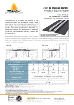 Joint de parking étanche pour toiture terrasse circulable – JDH 5.25