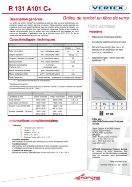 Treillis Vertex® pour ITE