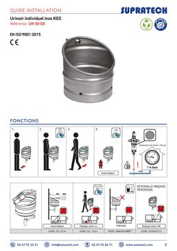 Urinoir individuel inox KEG |  UR-30-ET