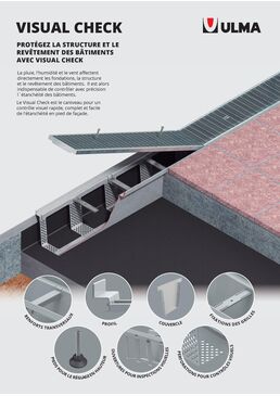 Caniveau de façade - VISUAL CHECK