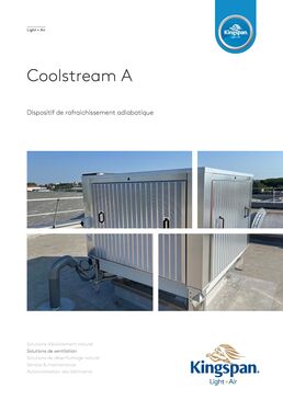 Système de rafraîchissement adiabatique s'adaptant aux besoins du bâtiment | Coolstream A